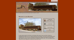 Desktop Screenshot of lonemountaincoa.com